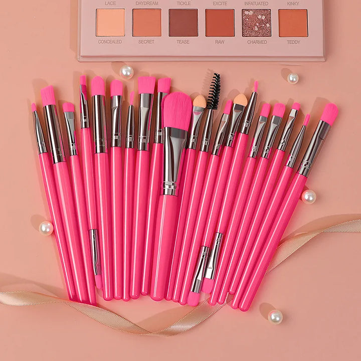 20 Makeup Brushes Set