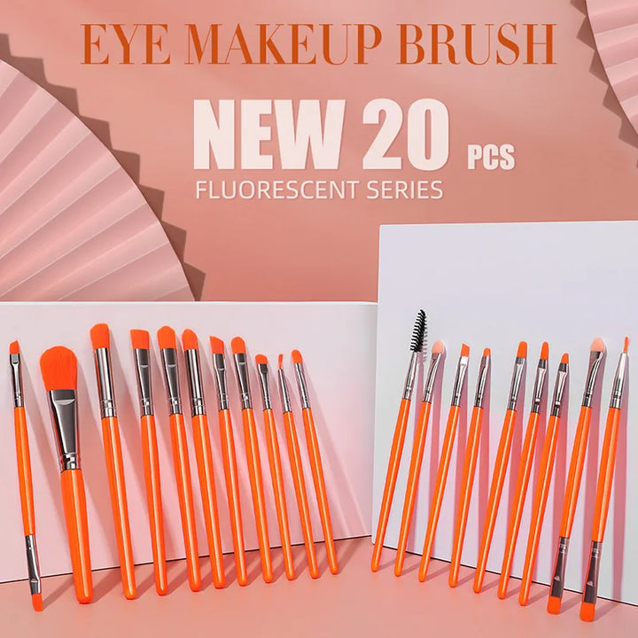 20 Makeup Brushes Set