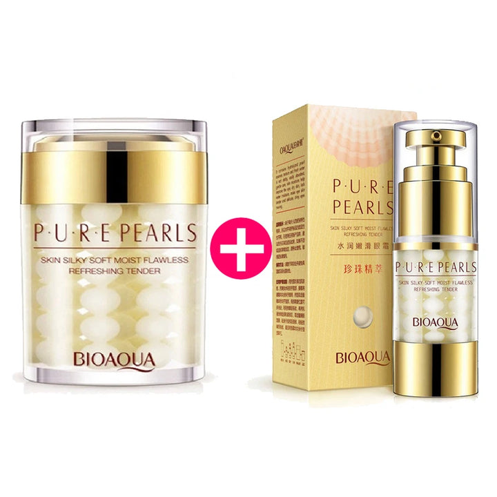 BIOAQUA Pure Pearls Face Skin Care Set (2pcs)