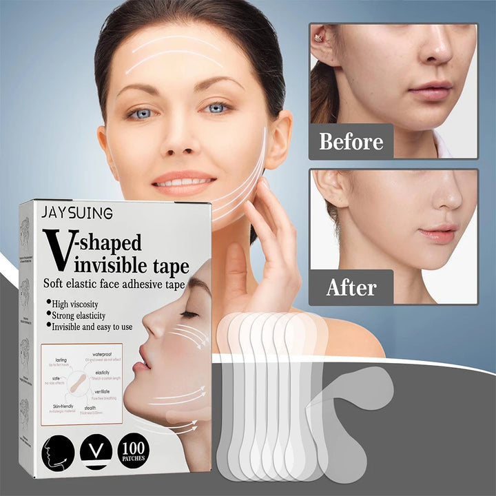 V-lift Invisible Face Lift Sticker (100/200 pcs)