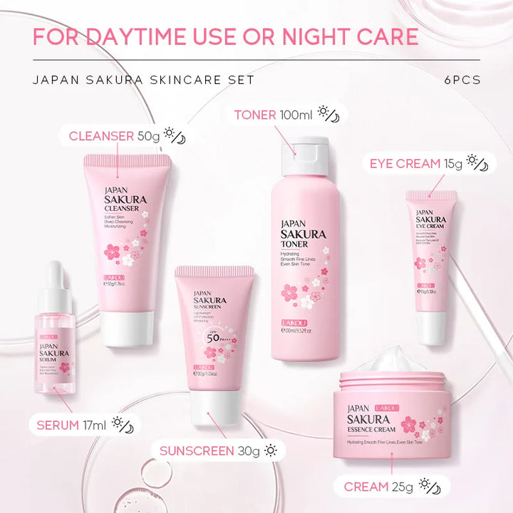 NEW Sakura Skin Care Set (6PCS)