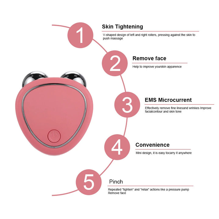 Facial Massager EMS - Microcurrent Face Lifting