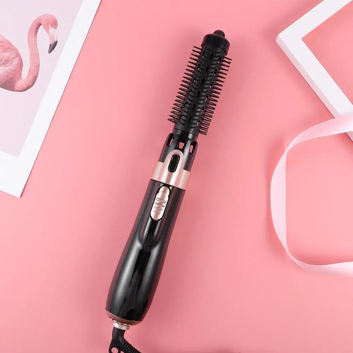 Hot Air Comb + Straighter + CurlHair Comb- 4 in One